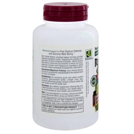 Nature's Plus, Resveratrol -125 mg -120 Comprimidos - Image 3