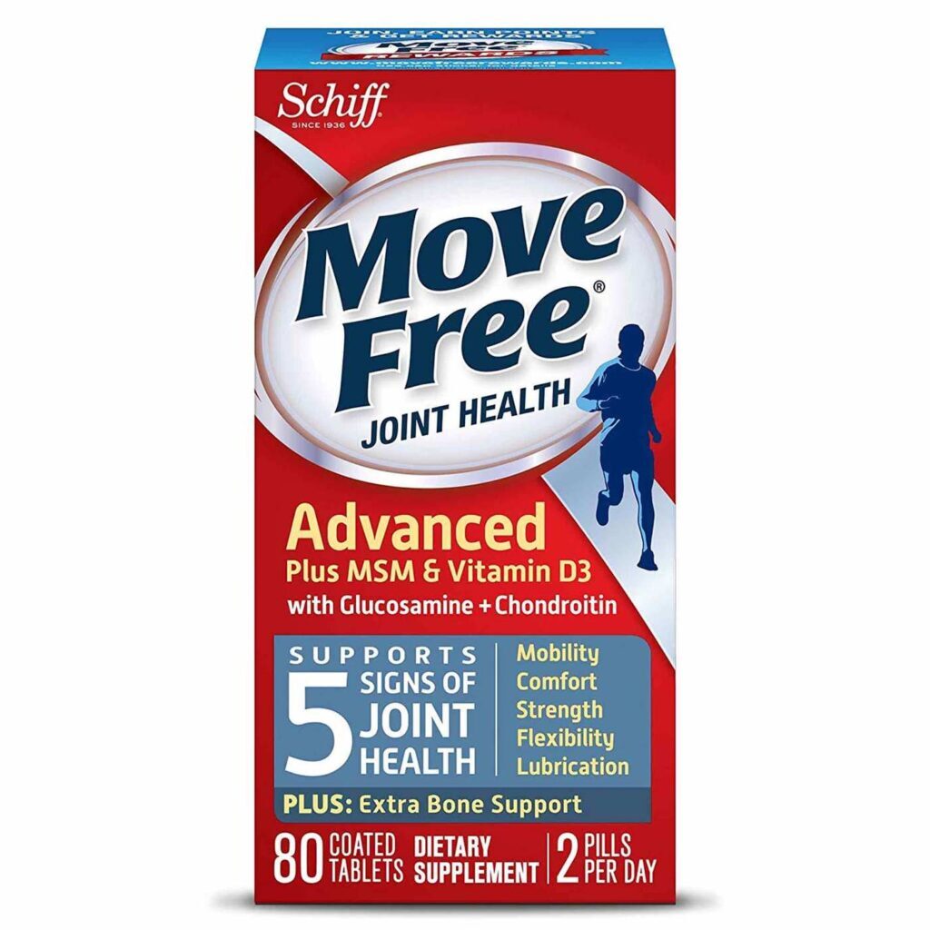 Schiff Move Free Saúde das Articulações - 80 Tabletes | Conforto e Mobilidade