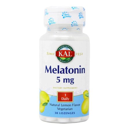 Kal Melatonina 5 mg Limão - 30 Pastilhas