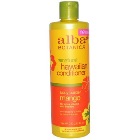 Alba Botanica, Condicionador Hidratante para Cabelos, Manga - 340 g