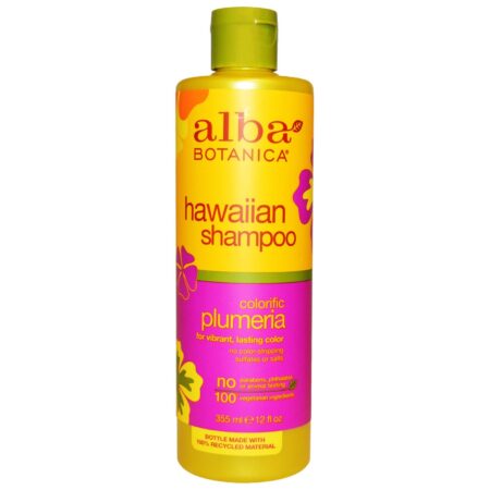 Alba Botanica, Shampoo Natural Hawaiian, Plumeria - 355 ml (12 fl oz)