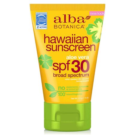 Alba Botanica, Protetor Solar de Aloe Vera FPS 30 - 113 g (4 oz)