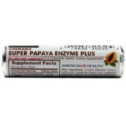 Super Enzima de Mamão American Health - 1 Cilindro: Digestão e Bem-Estar