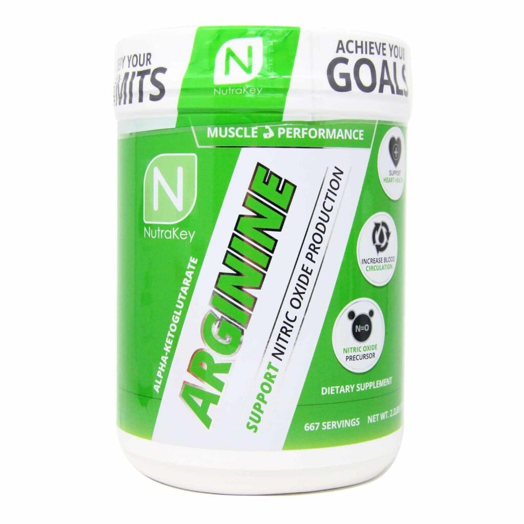 NutraKey Arginina em Pó 1 Kg: Impulsione Sua Performance e Bem-Estar