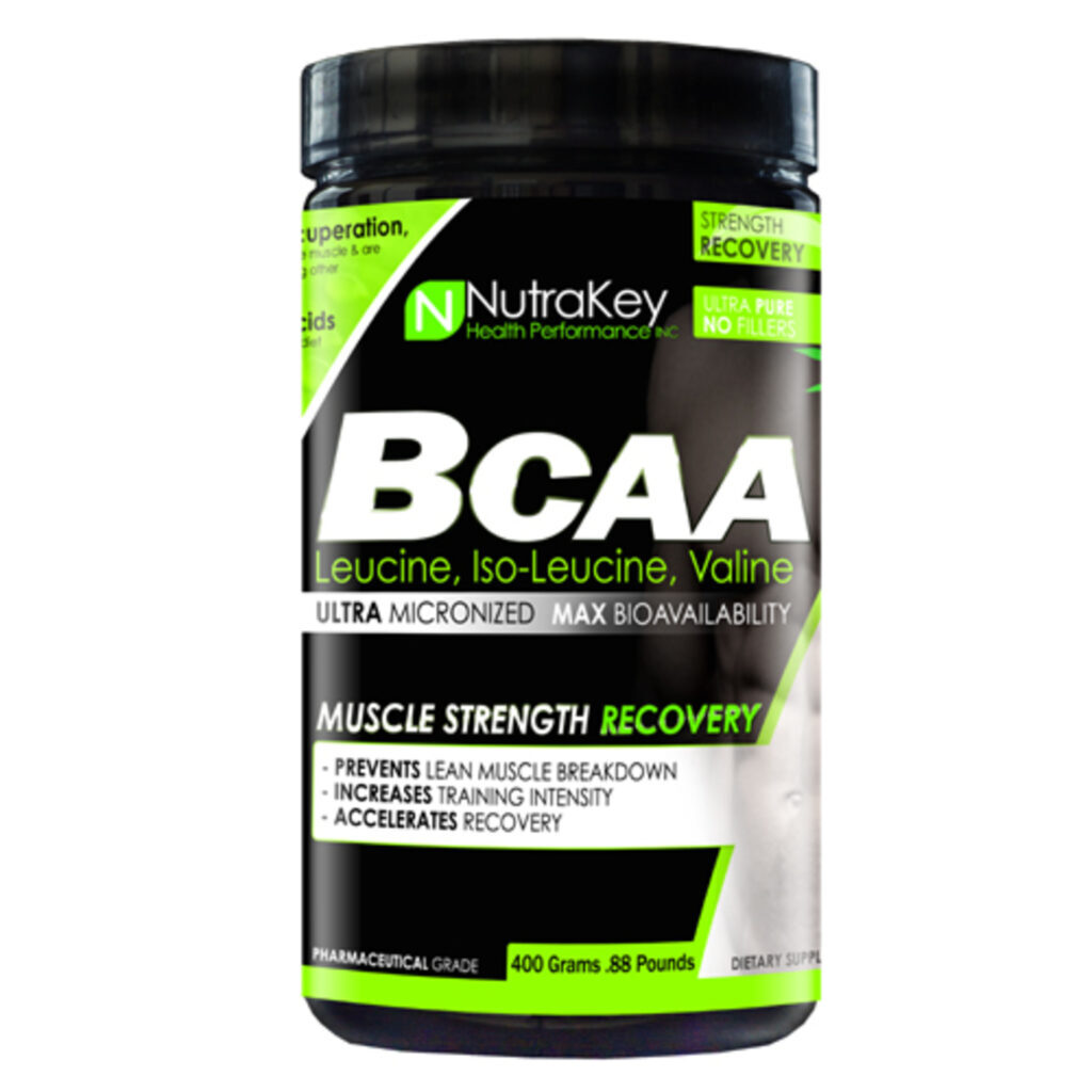NutraKey BCAA - 400 gramas: Essencial para Ganho Muscular e Recuperação Rápida no Brasil