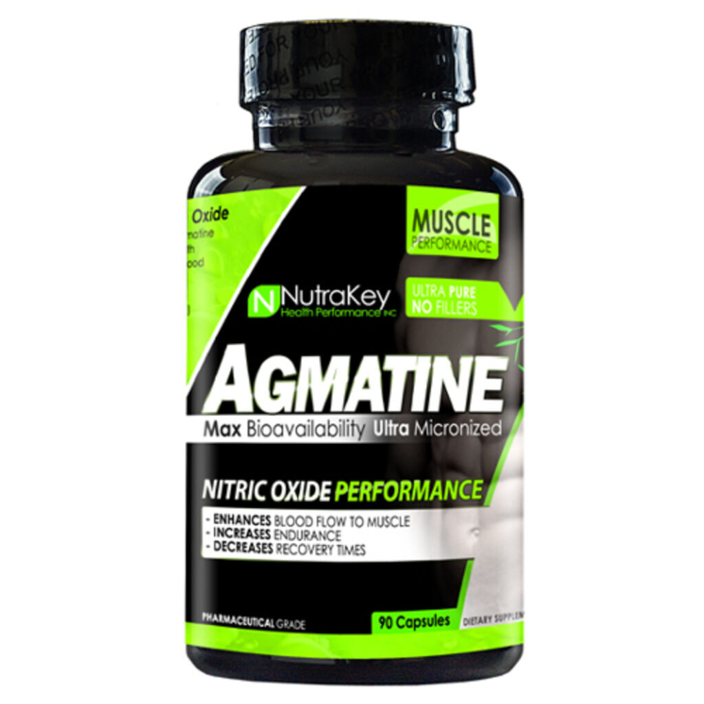 NutraKey Agmatina 90 Cápsulas: Potencializador de Desempenho e Saúde Vascular