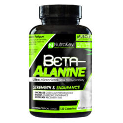 NutraKey Beta-Alanina - 120 Cápsulas: Potencialize Sua Performance Atlética e Resistência Muscular