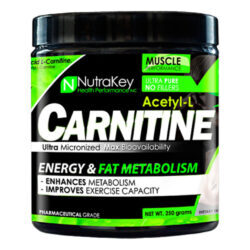 NutraKey Acetil-L-Carnitina em Pó 250g: Energia e Foco para o Seu Dia