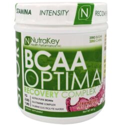 NutraKey BCAA Optima Complexo de Recuperação Melancia Morango 441g
