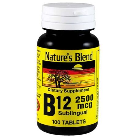 Nature's Blend, B12 2500 mcg - 100 Tabletes