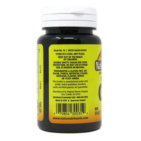 Nature's Blend, Vitamina C 500 mg - 100 Tabletes - Image 3