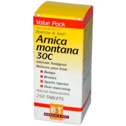 Arnica Montana 30C Boericke and Tafel - 250 Tabletes para Bem-Estar Natural