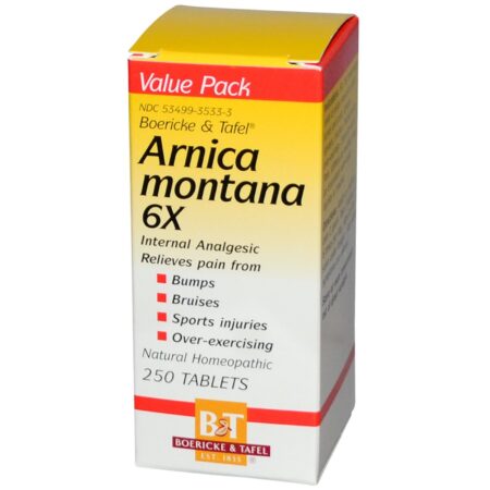 Boericke and Tafel, Arnica Montana 6x - 250 Comprimidos