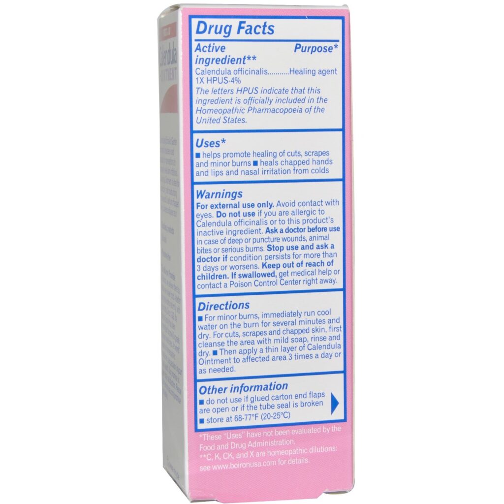 Boiron Pomada de Calêndula - 30g: Cuidado Natural para Pele Irritada e Assaduras - Imagem 2