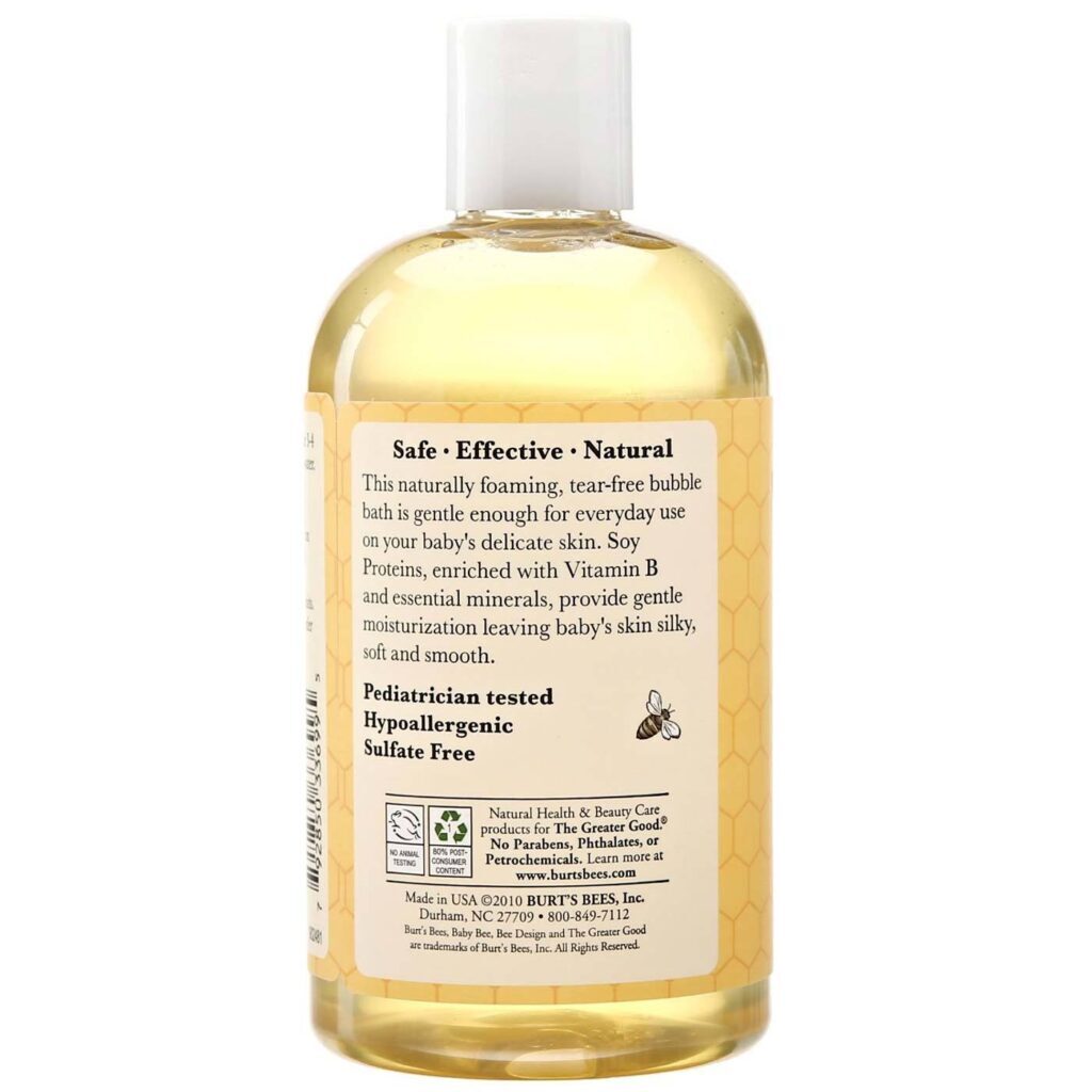 Burt's Bees Banho de Espuma Baby Bee 350ml: Limpeza Suave e Natural para Bebês - Imagem 3