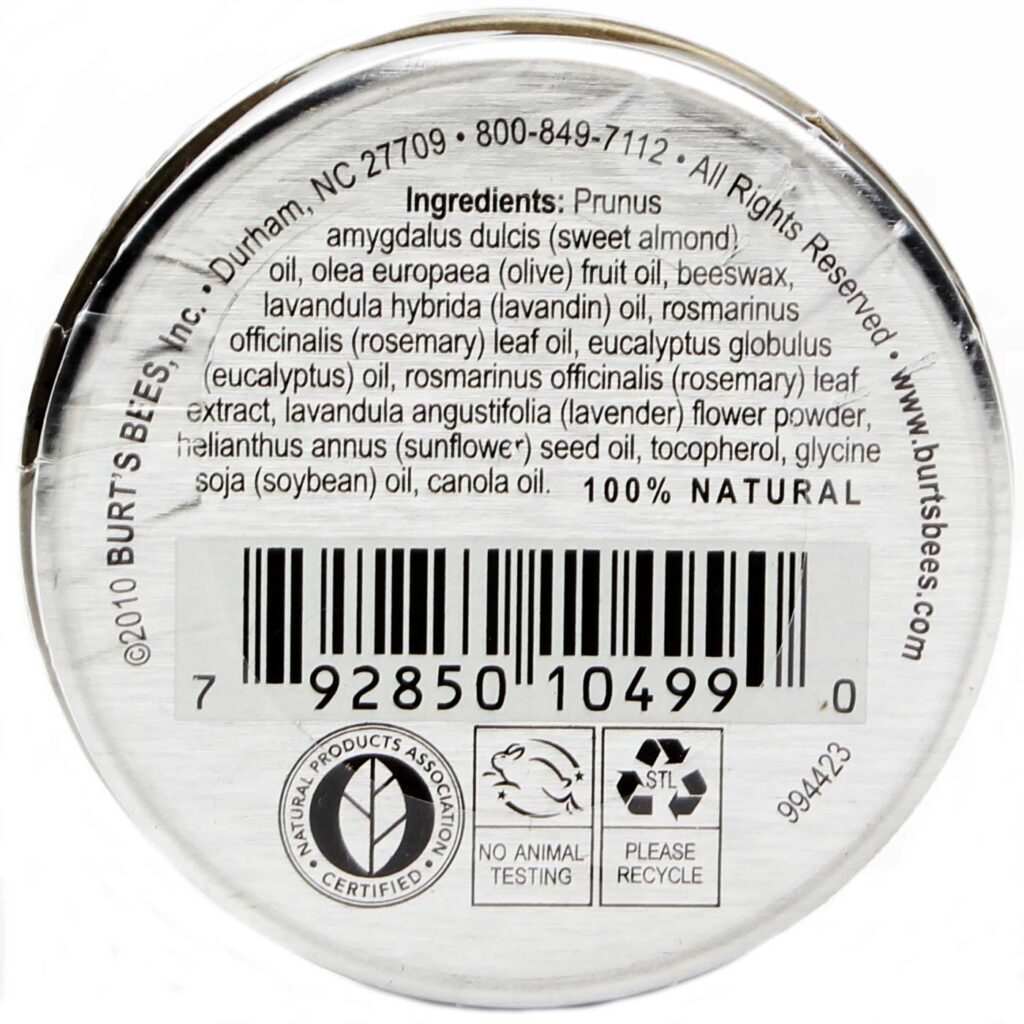 Burt's Bees Mini Pomada Hidratante para as Mãos - 8.5 g: Alívio e Nutrição Profunda - Imagem 2