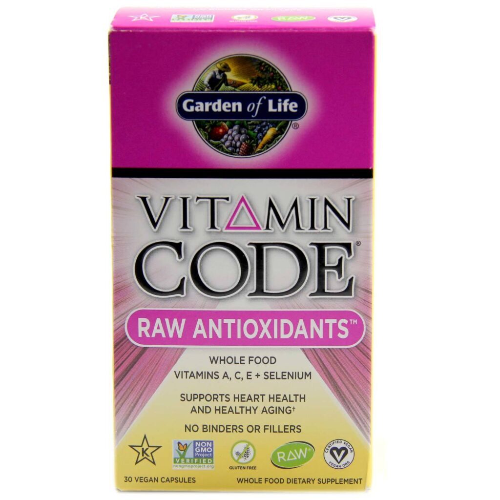 Garden of Life Vitamina Código RAW Antioxidantes 30 Cápsulas Vegetarianas - Nutrição Completa - Imagem 2
