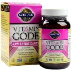 Garden of Life Vitamina Código RAW Antioxidantes 30 Cápsulas Vegetarianas - Nutrição Completa