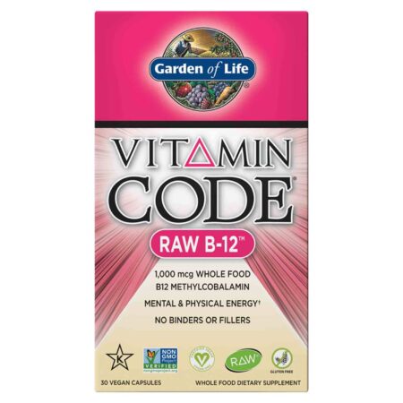 Garden of Life, Vitamin Code® RAW B-12™ - 30 Cápsulas Vegetarianas