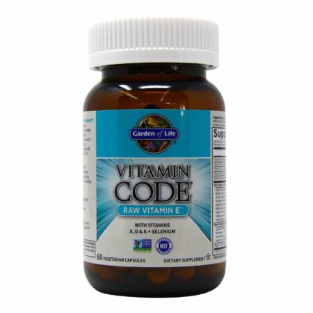 Garden of Life, Vitamin Code RAW Vitamina E - 60 Cápsulas Vegetarianas - Image 5