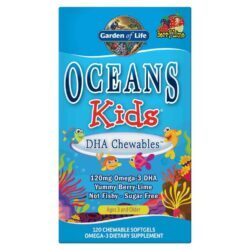 Garden of Life Ocean Kids DHA Mastigável Sabor Lima - 120 Cápsulas Gel