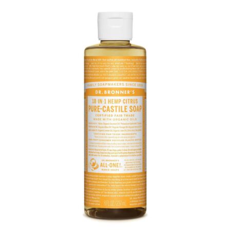 Dr Bronner Citrus óleo puro Castela sabão Citrus 8 fl oz