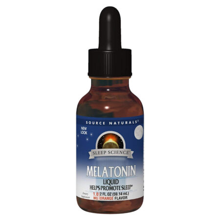 Source Naturals Melatonina líquida - laranja - 1 mg - 2 fl oz