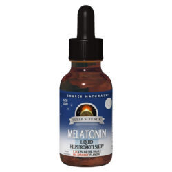 Source Naturals Melatonina Líquida Sabor Laranja 1 mg - Sono Tranquilo 59 ml