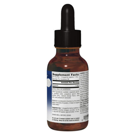Source Naturals Melatonina Líquida Sabor Laranja 1 mg - Sono Tranquilo 59 ml - Imagem 2