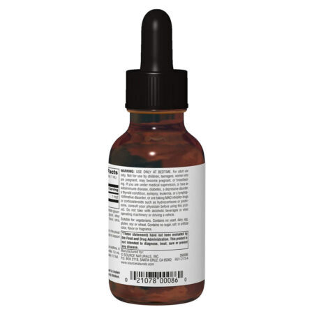 Source Naturals Melatonina Líquida Sabor Laranja 1 mg - Sono Tranquilo 59 ml - Imagem 3