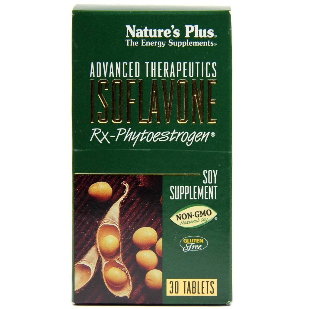 Nature's Plus Isoflavona Rx-Phytoestrogen® 30 Tabletes - Bem-Estar Feminino