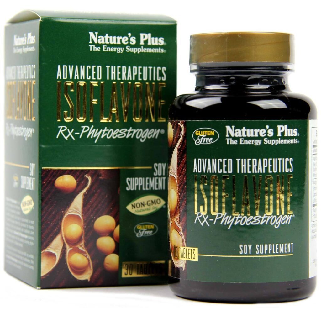 Nature's Plus Isoflavona Rx-Phytoestrogen® 30 Tabletes - Bem-Estar Feminino - Imagem 3