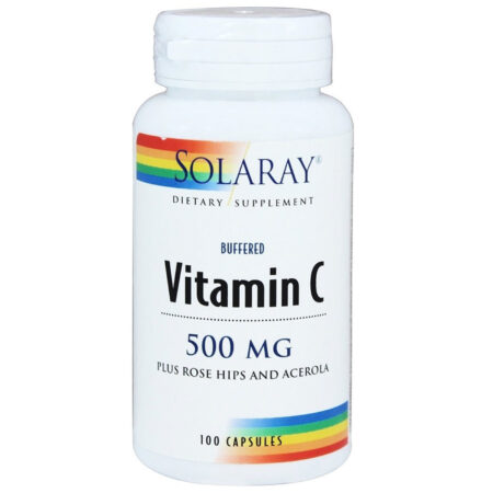 Solaray, Vitamina C 500 mg - 100 Cápsulas