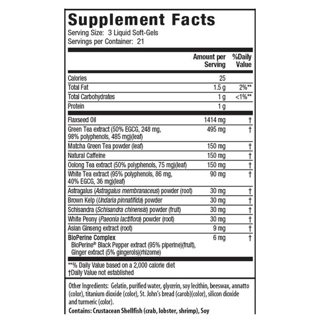 Irwin Naturals Oolong e Matcha Queimador de Calorias 63 Cápsulas - Acelere seu Metabolismo - Imagem 2