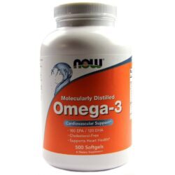 Omega-3 Now Foods 500 Cápsulas em Gel: Saúde Cardiovascular e Cognitiva Completa