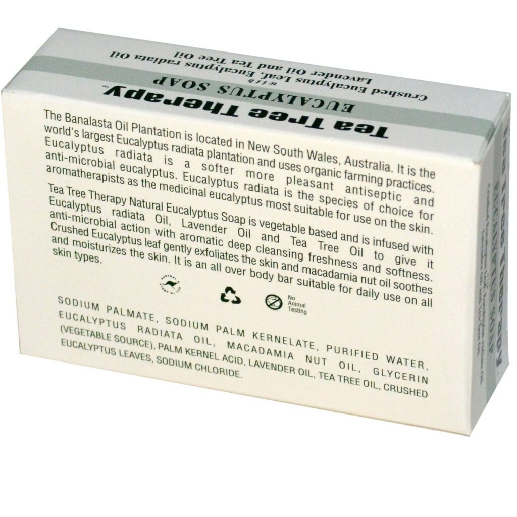 Tea Tree Therapy Sabonete Natural de Eucalipto - 99.2g (3.5 oz) - Imagem 2