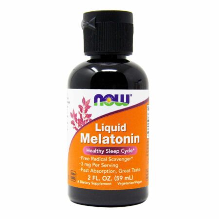 Now Foods, Melatonina Líquida 3 mg - 60 ml