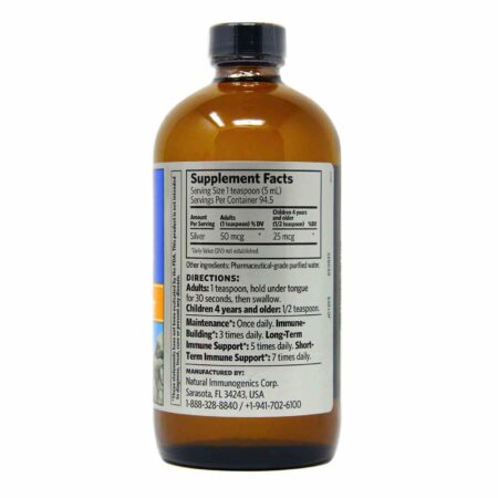 Natural Immunogenics, Sovereign Silver® Suporte Imunológico - 473 ml - Image 6