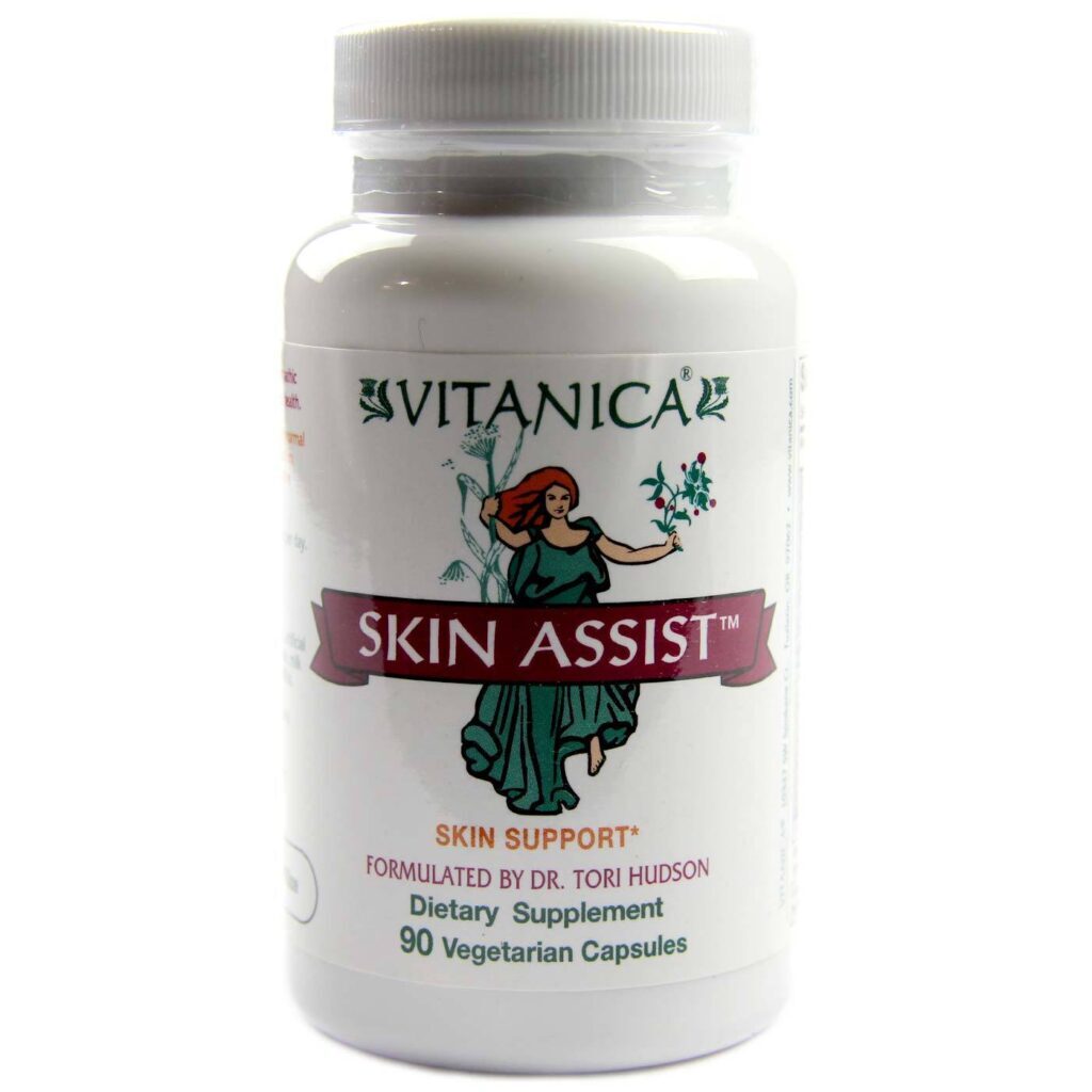 Vitanica Skin Assist™ Suporte para Pele 90 Cápsulas Vegetarianas - Saúde e Vitalidade