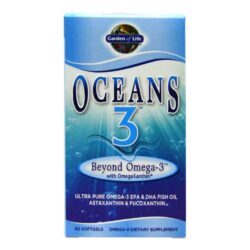 Garden of Life Oceans 3 Além do Ômega-3 - 60 Cápsulas: Nutrição Marinha Superior para o Brasil