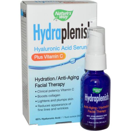 Nature's Way, Hydraplenish™ Sérum de Hidratação Anti-Idade com Vitamina C - 30 ml