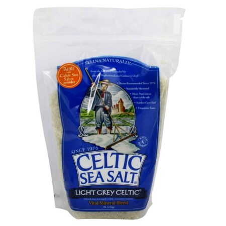 Selina Naturally, Sal Cinza Claro do Mar Celta - 454g