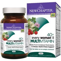 New Chapter Every Woman II 40+ Multivitamínico - 96 Tabletes: Nutrição Essencial para Mulheres Acima de 40 Anos