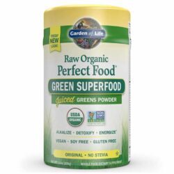 Garden of Life Superalimento Verde Orgânico em Pó - 209g para Sucos Nutritivos