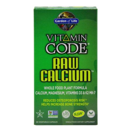 Garden of Life, Vitamin Code® Raw Cálcio™ - 75 Cápsulas Vegetarianas