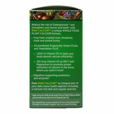 Garden of Life Vitamin Code Raw Cálcio™ - 75 Cápsulas Vegetarianas: Saúde Óssea e Digestiva Completa - Imagem 4