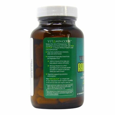Garden of Life Vitamin Code Raw Cálcio™ - 75 Cápsulas Vegetarianas: Saúde Óssea e Digestiva Completa - Imagem 8