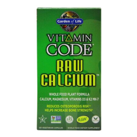 Garden of Life, Vitamin Code® Raw Cálcio - 120 Cápsulas Vegetarianas