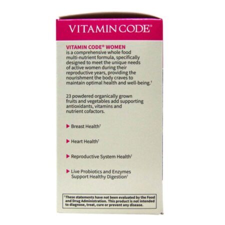 Garden of Life Vitamin Code Multivitamínico Feminino - 240 Cápsulas Vegetarianas - Imagem 4