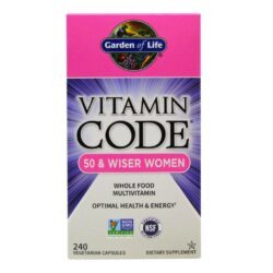 Garden of Life Multivitamínico Mulheres 50+ - 240 Cápsulas Vegetarianas